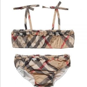 Burberry Girls check bikini - 3y